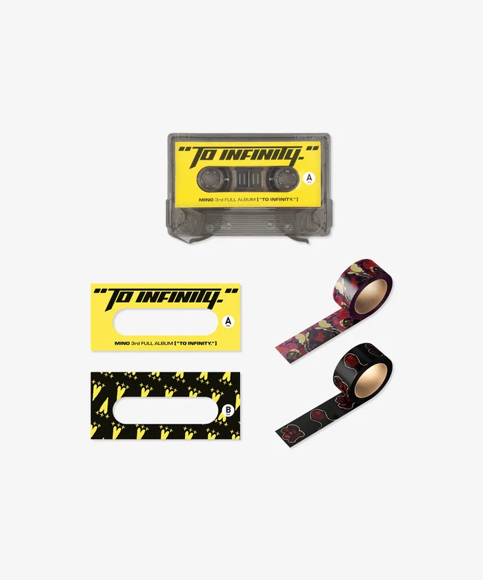 Winner Song Mino – Toinfinity 3rd Full Album Official MD Masking Tape + Cutter