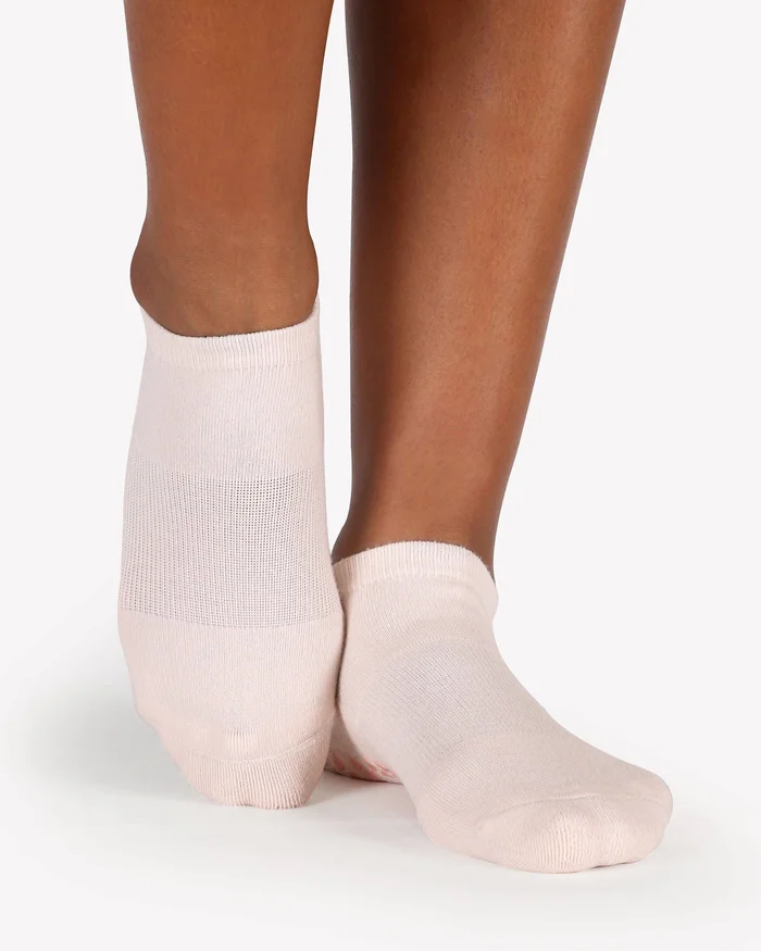 Women’s Union Full Foot Grip Sock: Baby Pink / S/M