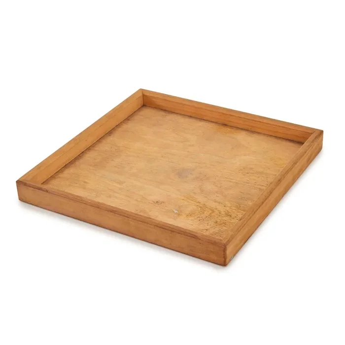 Wood Light Rectangular Tray (A+D)