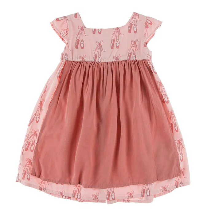 Woven Garden Dress with Apron – Baby Rose Ballet