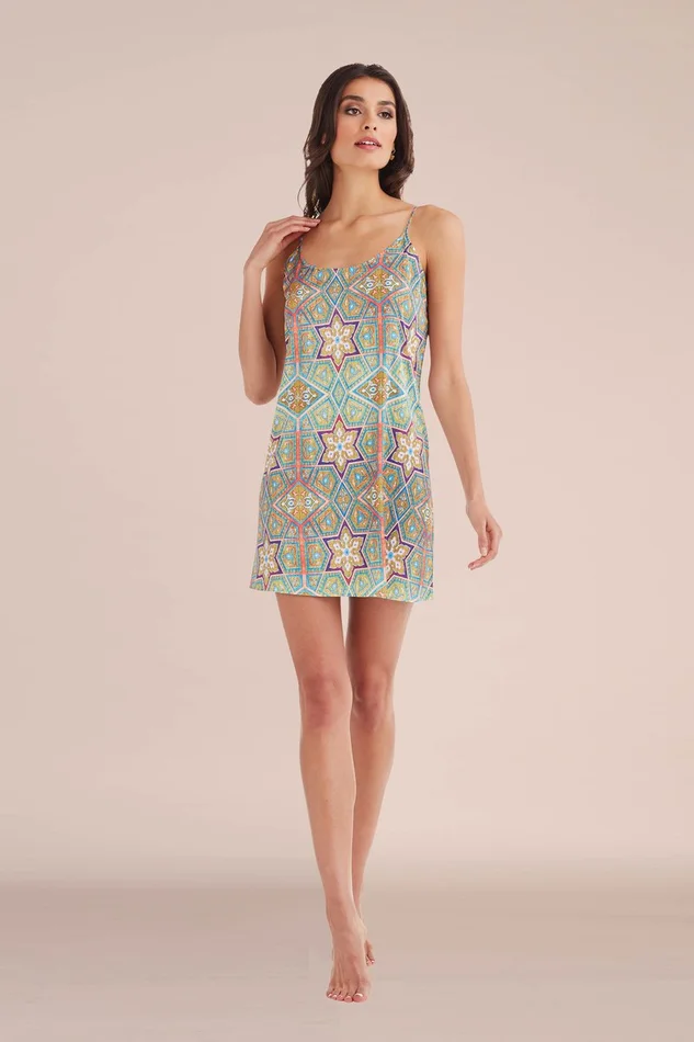 Wrap Up By Vp La Mamounia Coral Long Chemise