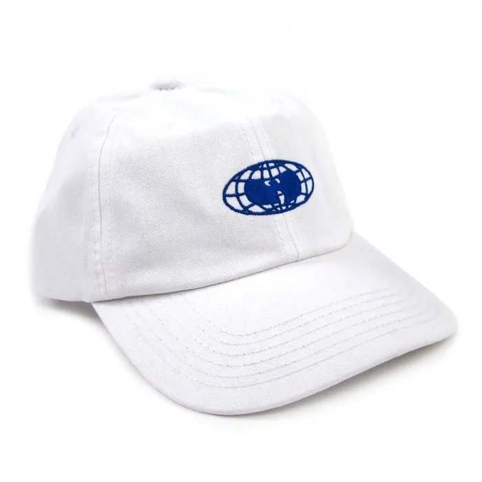 Wu Wear: Globe Logo Dad Hat – White