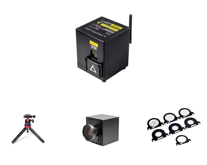 X-Laser LaserCube 2.5W WIFI DJX, DJ Package by Wicked Lasers with Tripod, Expander Lens and Optics Kit