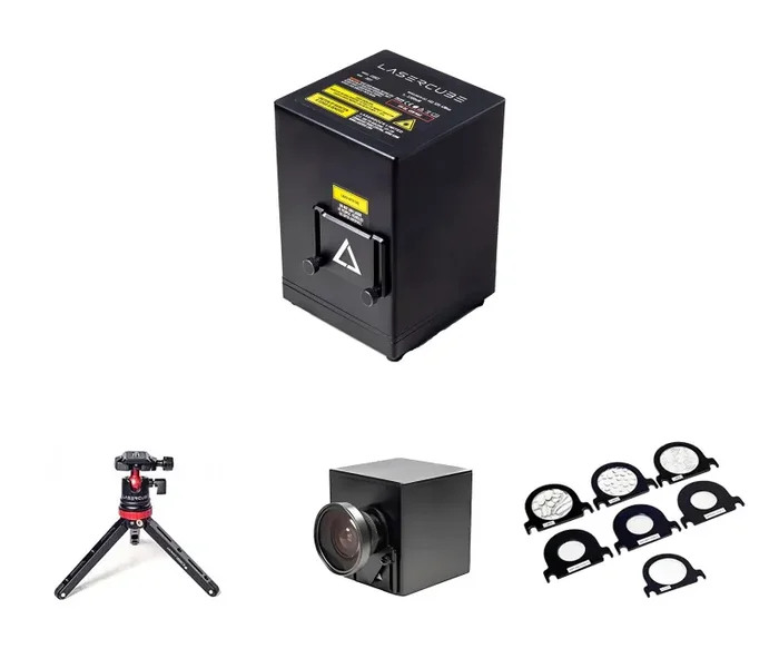 X-Laser LaserCube Ultra 2.5W by Wicked Lasers DJ Package with Tripod, Expander Lens and Optics Kit