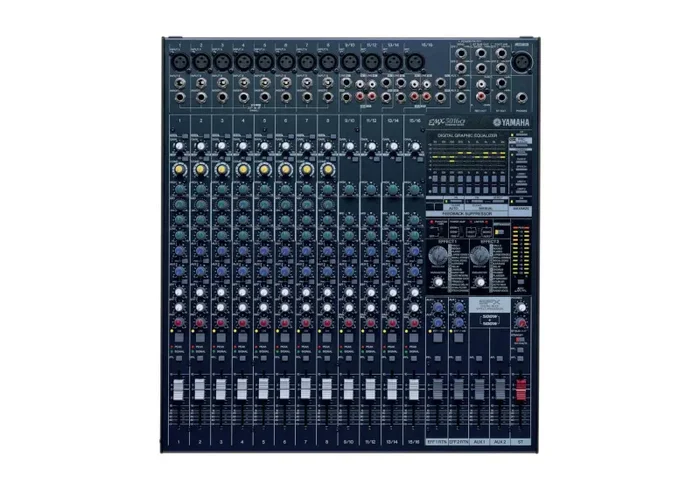 Yamaha EMX5016CF, 16-Channel Powered Mixer with 1000W Amplifier