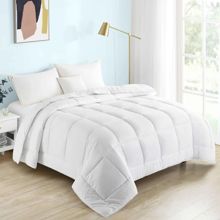 Year Round Down Alternative Duvet Comforter with Jacquard Cover