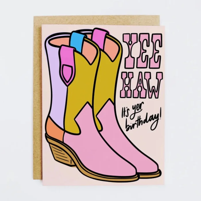Yee Haw It’S Yer Birthday Card