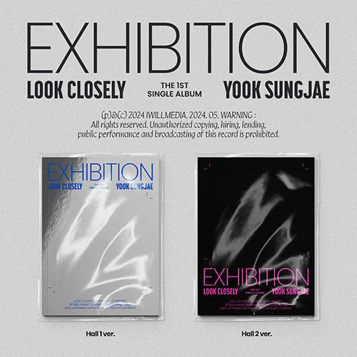 Yook Sung Jae – Exhibition: Look Closely 1st Single Album (Random)