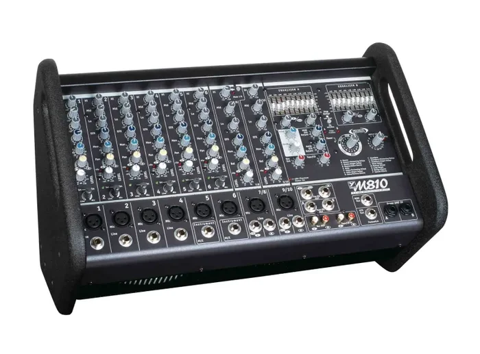 Yorkville Sound M810-2, 10+2 Channel Stereo Box Mixer – 2x400W