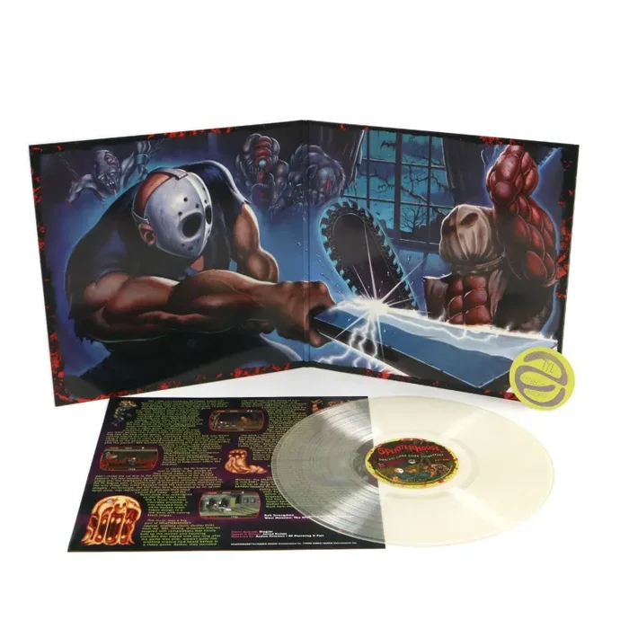 Yoshinori Kawamoto and Katsuro Tajima: Splatterhouse Original Video Game Soundtrack (Indie Exclusive Colored Vinyl) Vinyl LP - Image 2