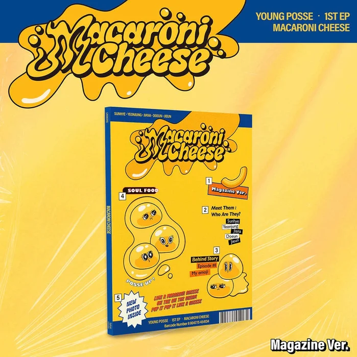 YOUNG POSSE – EP [MACARONI CHEESE] (MAGAZINE VER.)