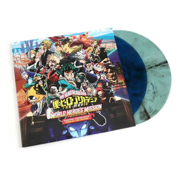 Yuki Hayashi : My Hero Academia – World Heroes Mission Soundtrack (Colored Vinyl) Vinyl 2LP