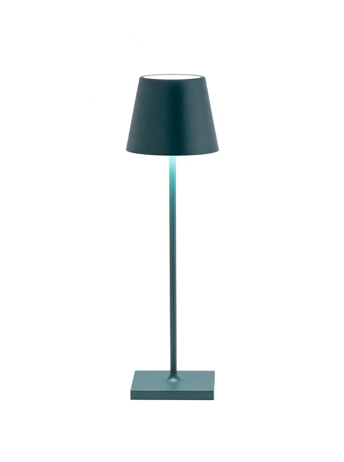 Zafferano Poldina Pro Table Lamp, Dark Green