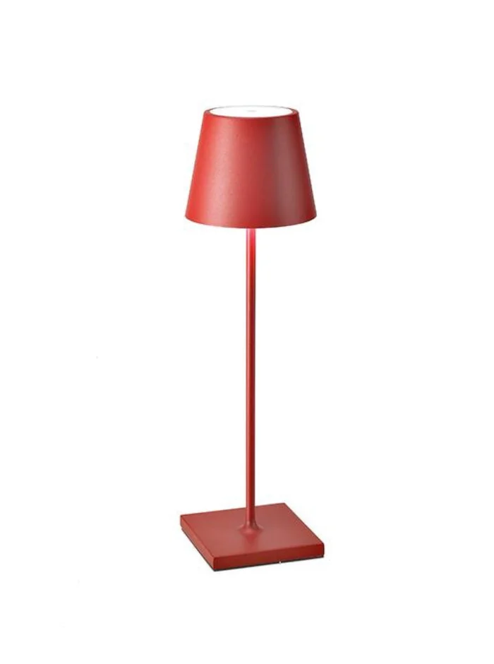 Zafferano Poldina Pro Table Lamp, Red