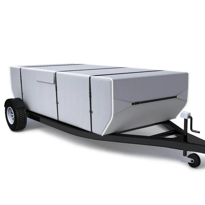 Zenicham 900D Pop Up Camper Covers,Waterproof Tent Trailer Cover with Reflective Strip