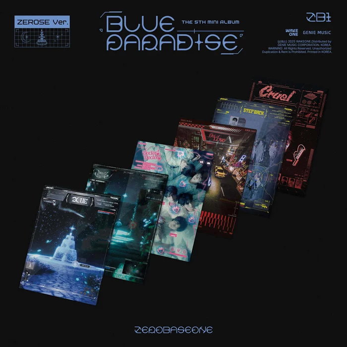 ZEROBASEONE – 5th Mini Album BLUE PARADISE (ZEROSE Ver.) (Random Ver.)