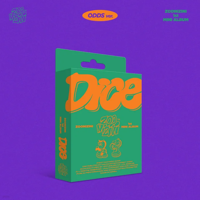 ZOONIZINI (ASTRO) – 1st Mini Album DICE (ODDS Ver.)